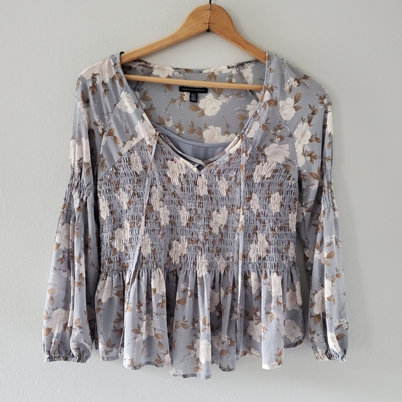 American Eagle Outfitters Tops - American Eagle Floral Print Boho Top